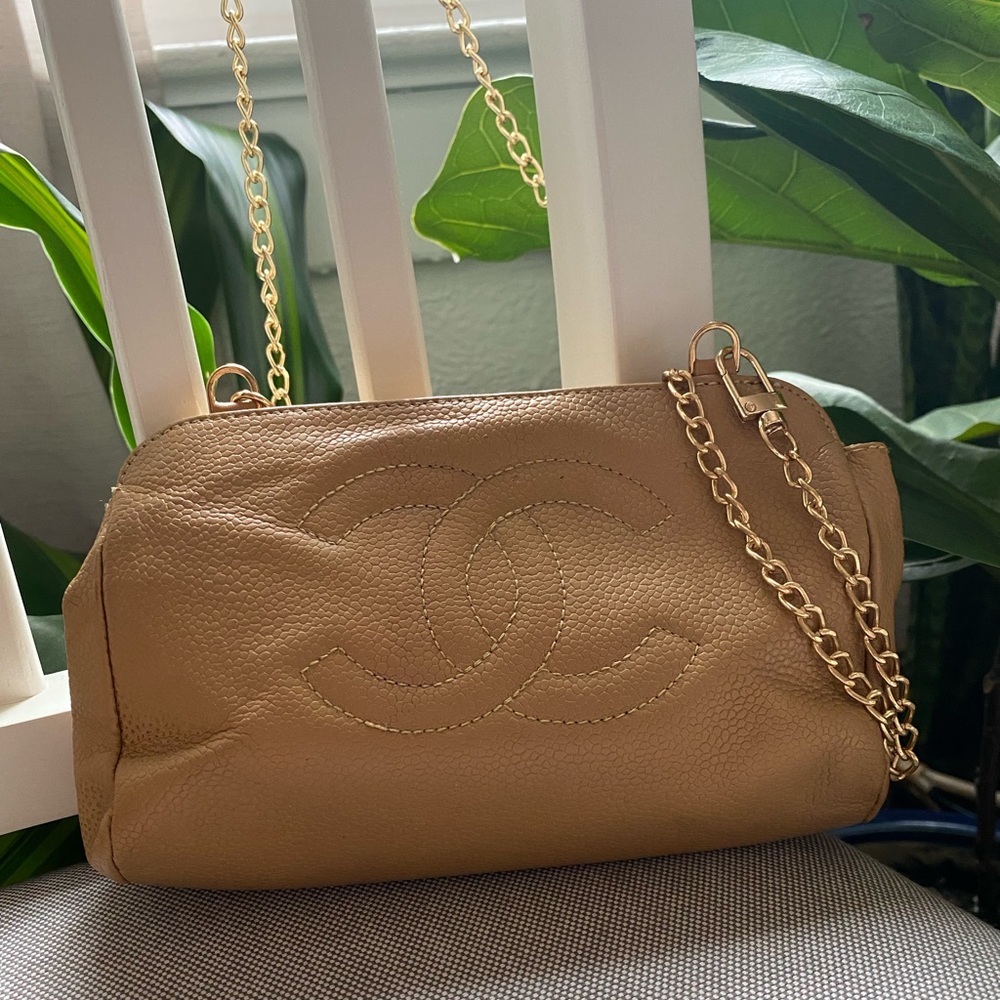 Cream Chanel Crossbody